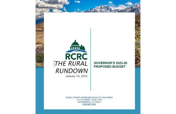 Report cover page Rural Rundown of Governor's 2025-26 Proposed Budget