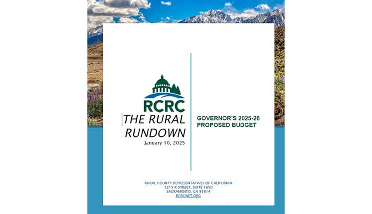Report cover page Rural Rundown of Governor's 2025-26 Proposed Budget