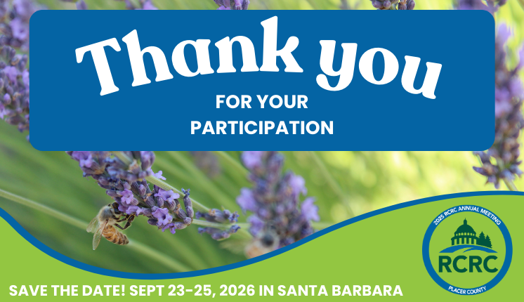 Thank you message over a background containing a field of lavender with closeup of bee