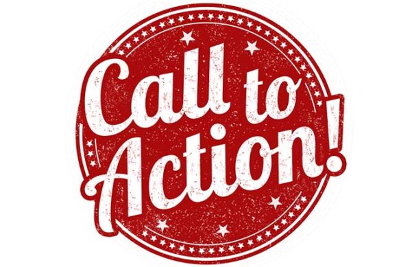 Call to Action Stamp in Red Circle