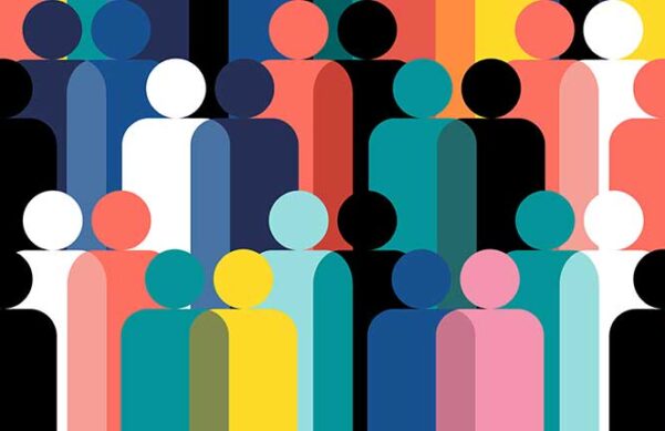 paper cutouts of people