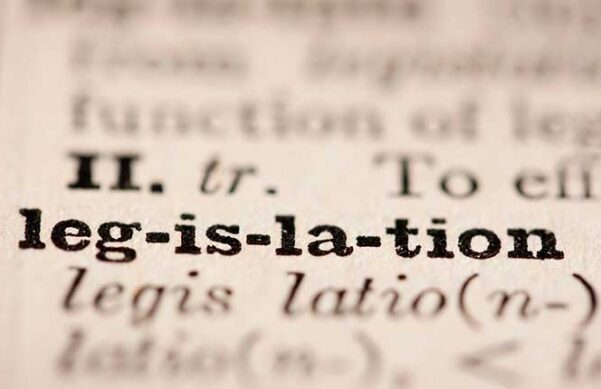 dictionary page with the word "legislation" in bold print