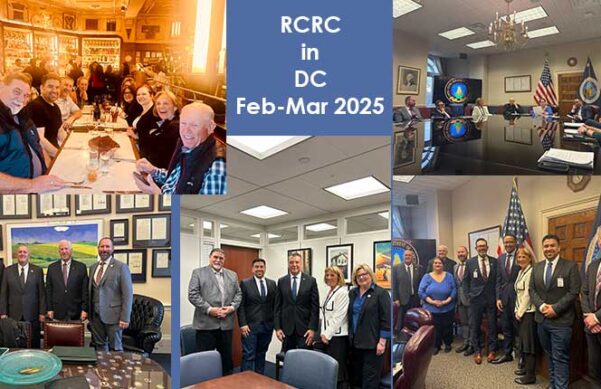 collage of photos of group in Washington DC