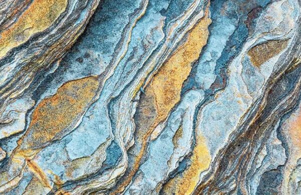 geological formation closeup