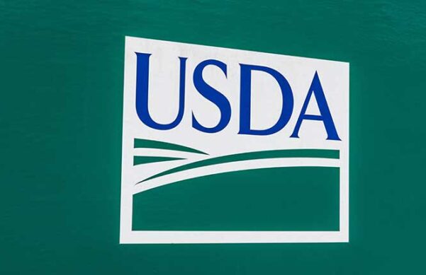 green sign with USDA logo